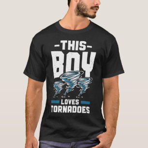 Camiseta Storm Chaser Tornado A Este Niño Le Encantan Los N