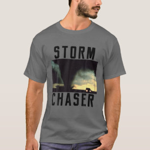 Camiseta Storm Chaser Tornado Meteorólogo del Clima