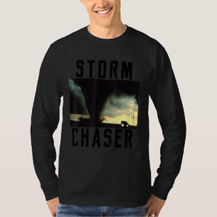 Camiseta Storm Chaser Tornado Meteorólogo del Clima