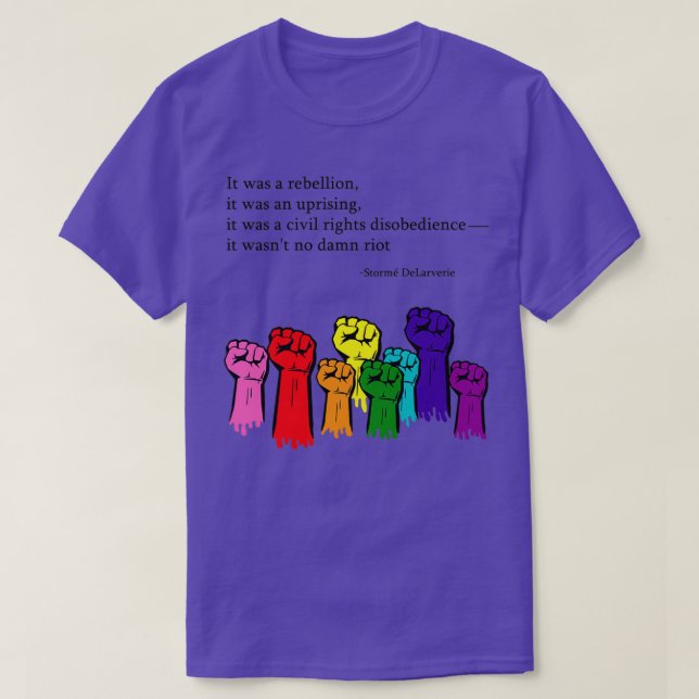 Camiseta Storm DeLarverie Stonewall Quote (Diseño del anverso)