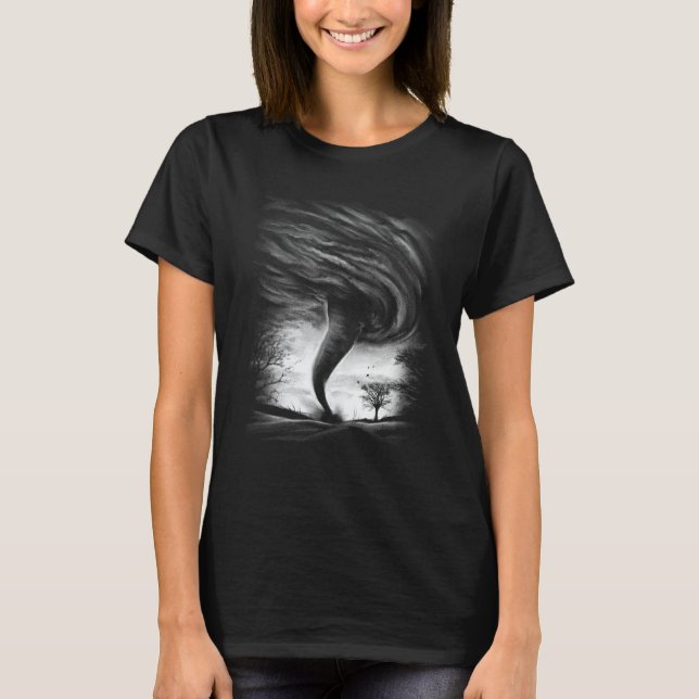 Camiseta Storm Tornado Twister And Hurricane Weather Costum (Anverso)