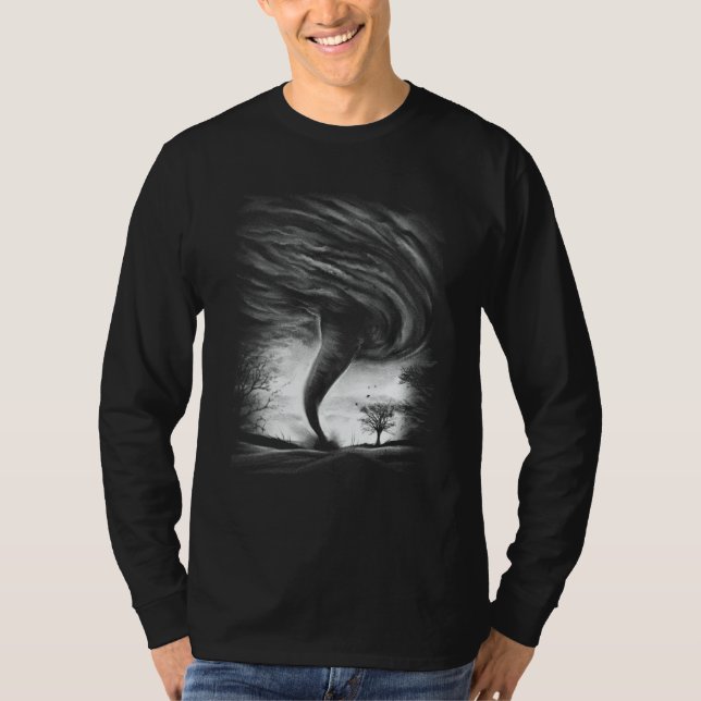 Camiseta Storm Tornado Twister And Hurricane Weather Costum (Anverso)