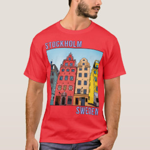 Camiseta Stortorget Gamla Stan Stockholm Suecia