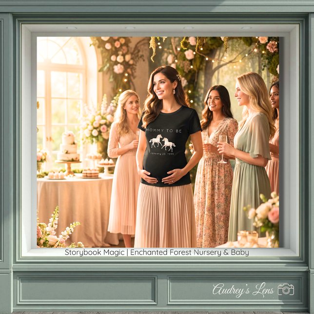 Camiseta Storybook Magic Enchanted Forest Mommy To Be (Storybook Magic Enchanted Forest Mommy To Be T-Shirt)