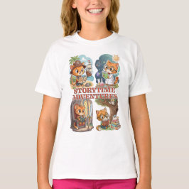 Camiseta Storytime Adventures – A Journey Through Books