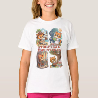 Camiseta Storytime Adventures – A Journey Through Books
