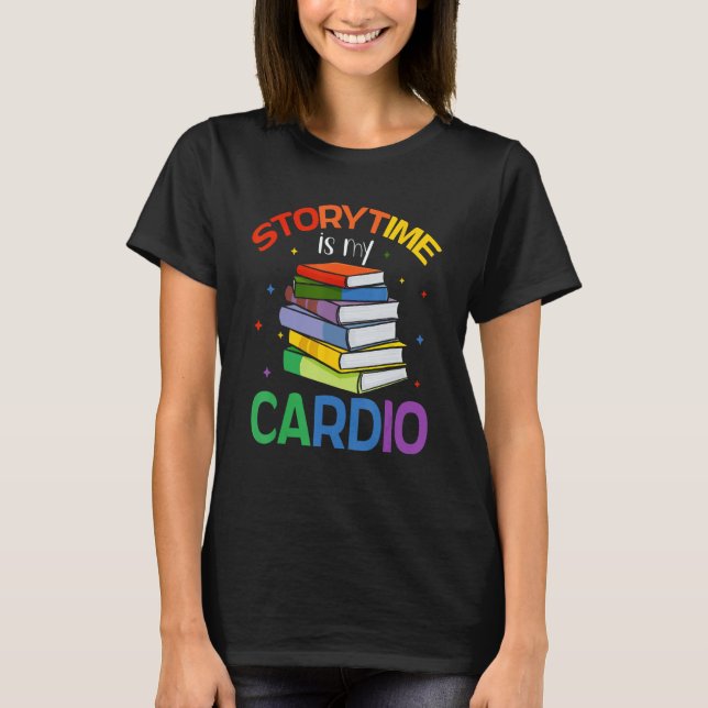 Camiseta Storytime es mi biblioteca de libros de historieta (Anverso)