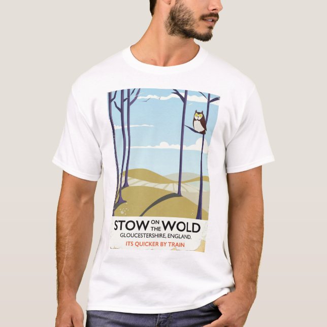 Camiseta Stow-on-the-Wold, Gloucestershire, Inglaterra (Anverso)