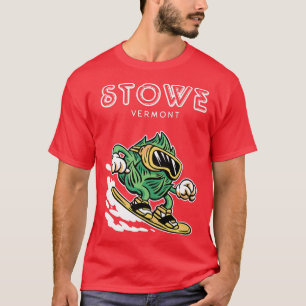 Camiseta Stowe Vermont Funny Snowboarding Beer Hops