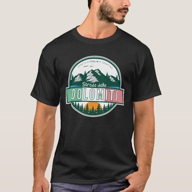 Camiseta Strada statale 48 delle Dolomiti apls italianos (Anverso)