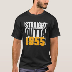 Camiseta Straight Outta 1955 - Paquete Divertido de Cumplea