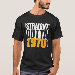 Camiseta Straight Outta 1970 - Paquete Divertido de Cumplea