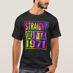 Camiseta Straight Outta 1971 51st Birthday For Her Him
