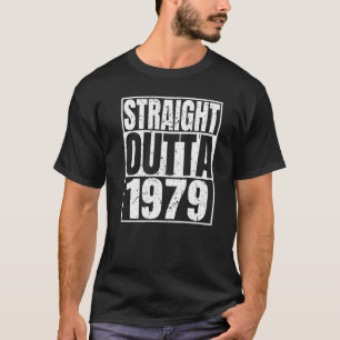 Camiseta Straight Outta 1979 43rd Birthday Retro 43 Years O