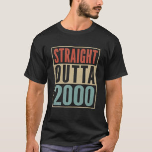 Camiseta Straight Outta 2000 Curiosa Bolsa de cumpleaños nú
