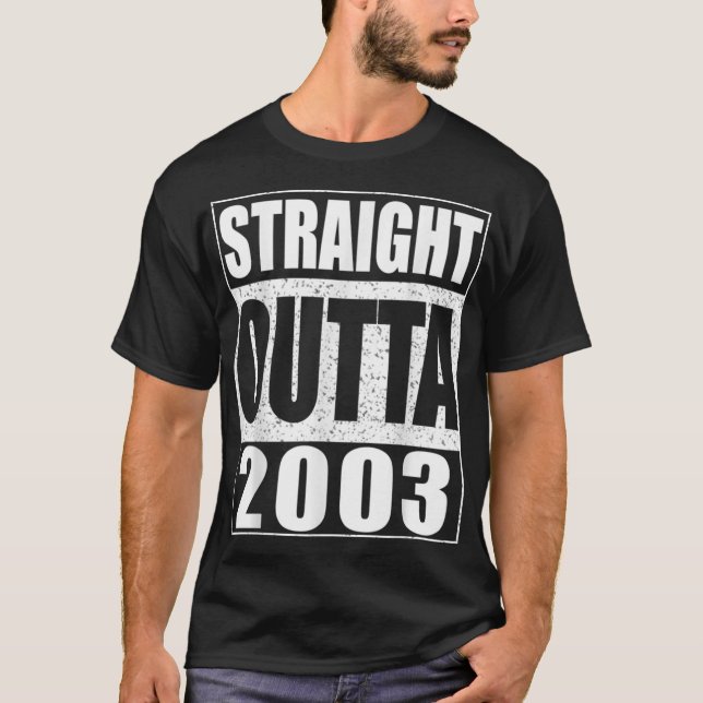 Camiseta Straight Outta 2003 16th Birthday Gift Classic T-S (Anverso)