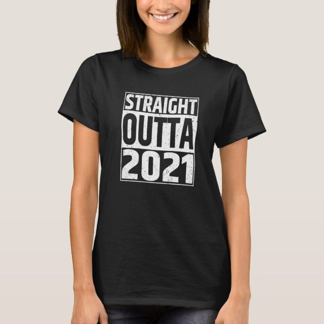 Camiseta Straight Outta 2021 2ª cosecha de cumpleaños 2 año (Anverso)