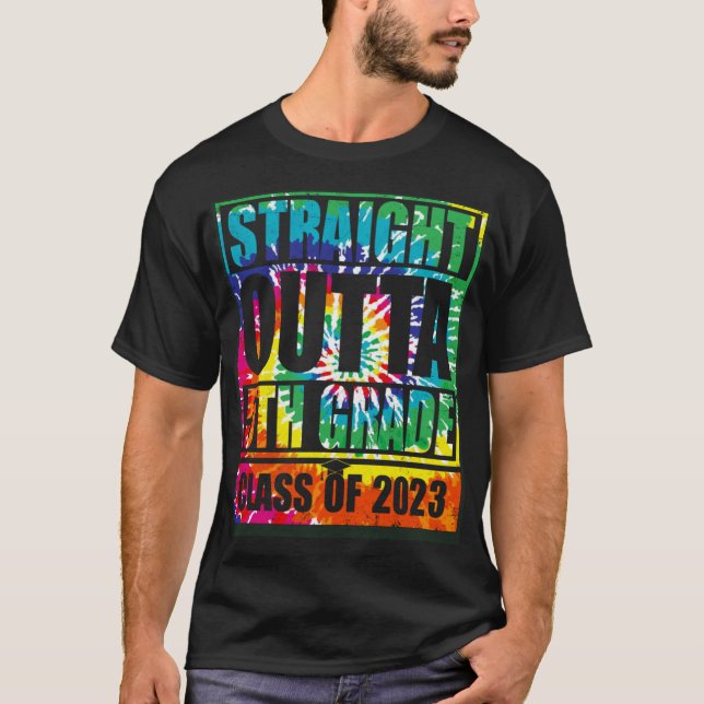 Camiseta Straight Outta 5th Grade Great Graduation   2 (Anverso)