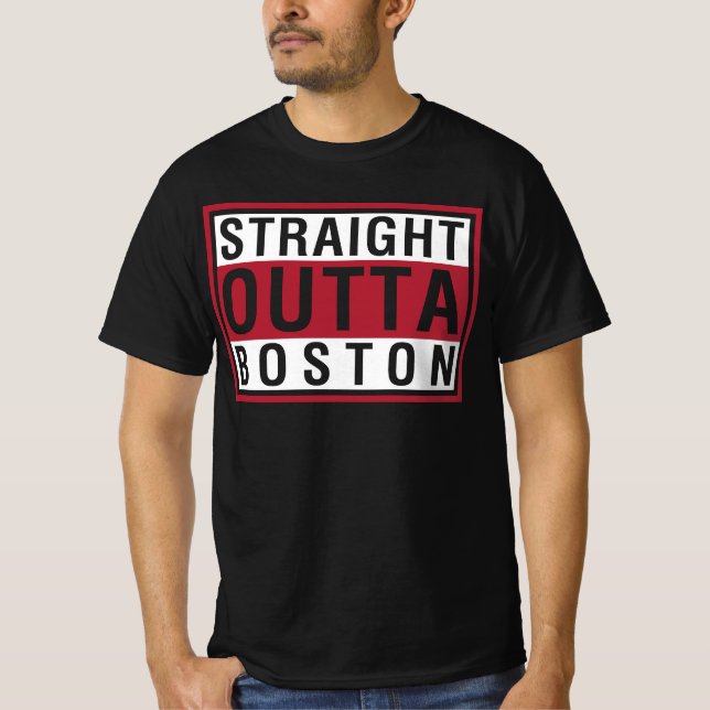 Camiseta Straight Outta Boston (Anverso)