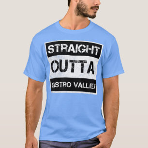 Camiseta Straight Outta Castro Valley California Vintage Di