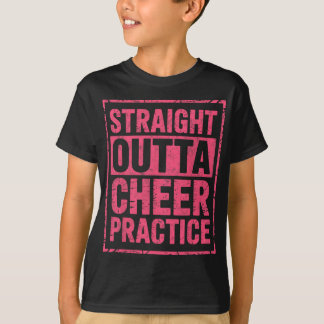 Camiseta Straight Outta Cheer Practice Cheerleaders Cheerle