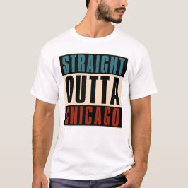 Camiseta Straight Outta Chicago Illinois IL USA