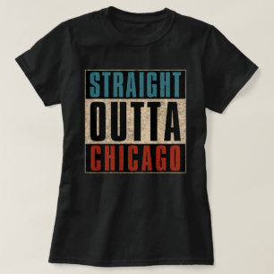 Camiseta Straight Outta Chicago Illinois IL USA