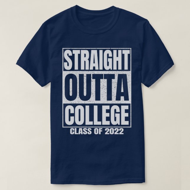 Camiseta Straight Outta College Gradny Graduals Clas (Diseño del anverso)