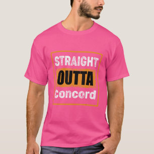 Camiseta Straight Outta Concord North Carolina Usa Vintage