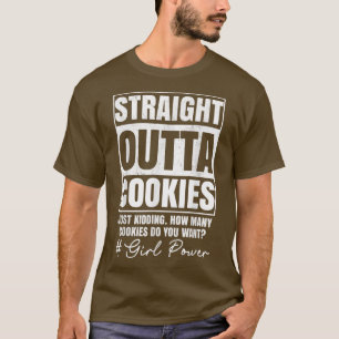Camiseta Straight Outta Cookies Bake Lover Seller Baker Bak