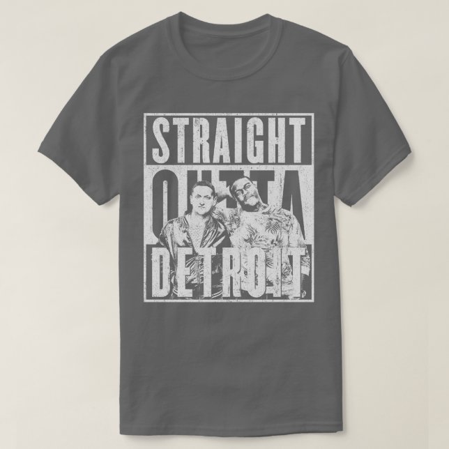 Camiseta Straight Outta Detroit (Diseño del anverso)