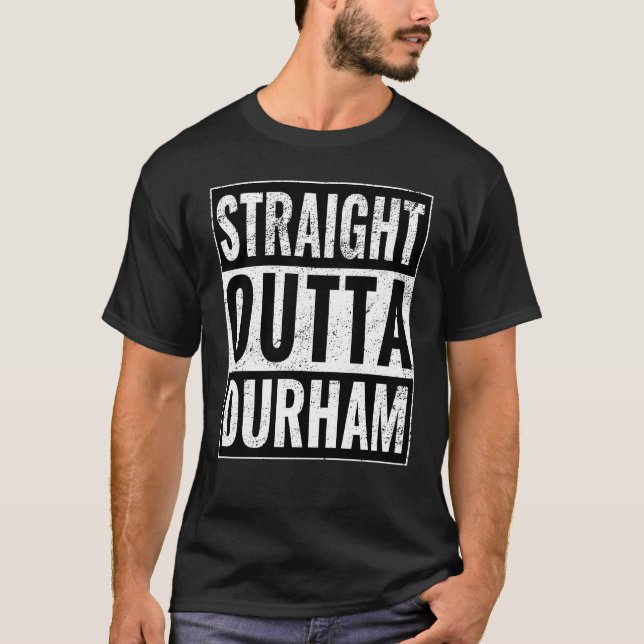 Camiseta Straight Outta Durham - De Durham (Anverso)