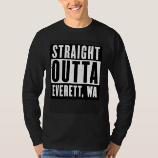 Camiseta Straight Outta EVERETT WASHINGTON Home