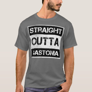 Camiseta Straight Outta Gastonia ciudad North olina Vintage