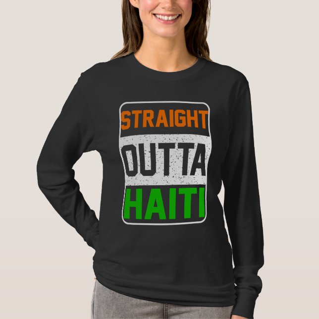 Camiseta Straight Outta Haiti (Anverso)
