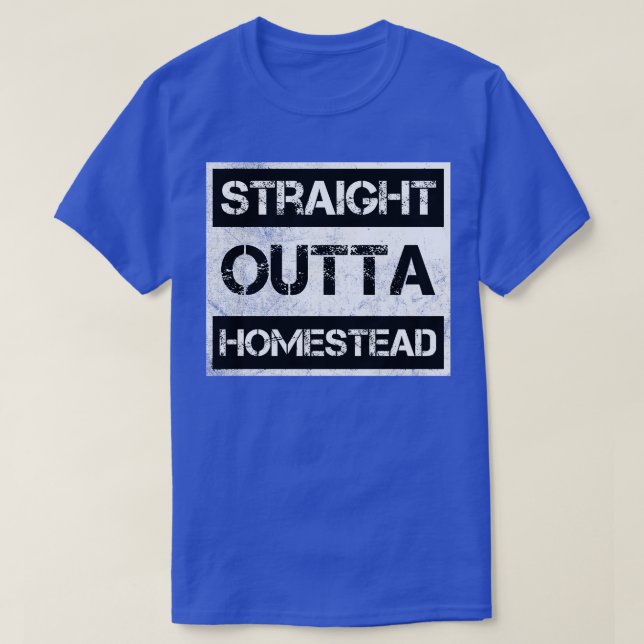 Camiseta Straight Outta Homestead National Monument Vintage (Diseño del anverso)