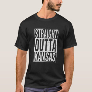Camiseta Straight Outta Kansas Excelente Viaje
