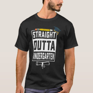 Camiseta Straight Outta Kindergarten Pencil Class Of 2022 G