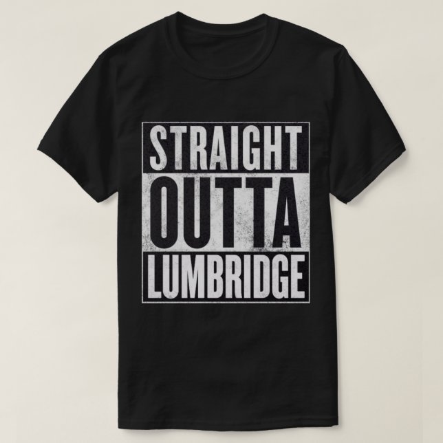 Camiseta Straight Outta Lumbridge (Diseño del anverso)
