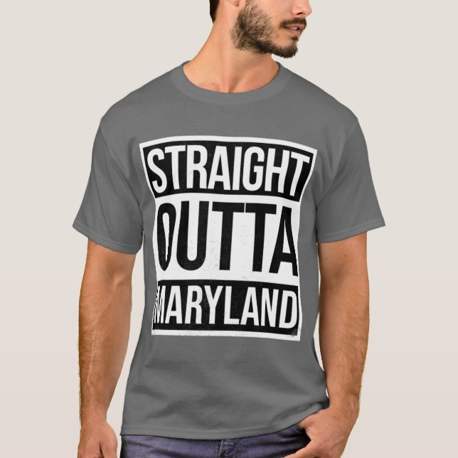 Camiseta Straight Outta Maryland (Anverso)