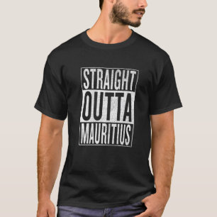 Camiseta Straight Outta Mauritius Great Travel Outlet
