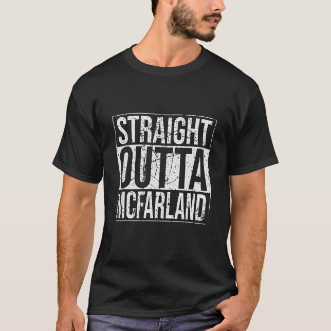 Camiseta Straight Outta Mcfarland Vintage (Anverso)