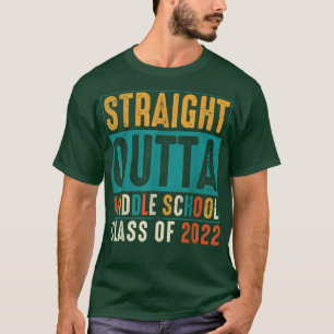 Camiseta Straight Outta Middle School2022 Graduation Gift 2