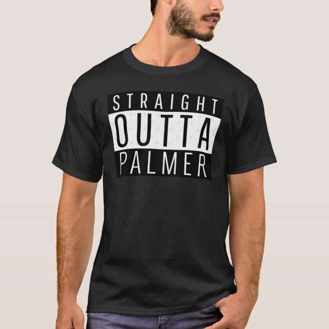 Camiseta Straight Outta Palmer Massachusetts (Anverso)