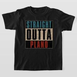 Camiseta Straight Outta Plano Texas TX