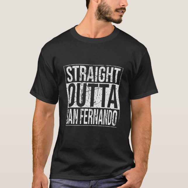 Camiseta Straight Outta San Fernando (Anverso)