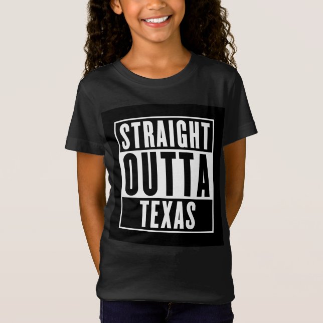 Camiseta Straight Outta Texas Vintage (Anverso)