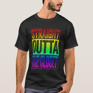Camiseta Straight Outta The Closet Orgullo Lgbt C