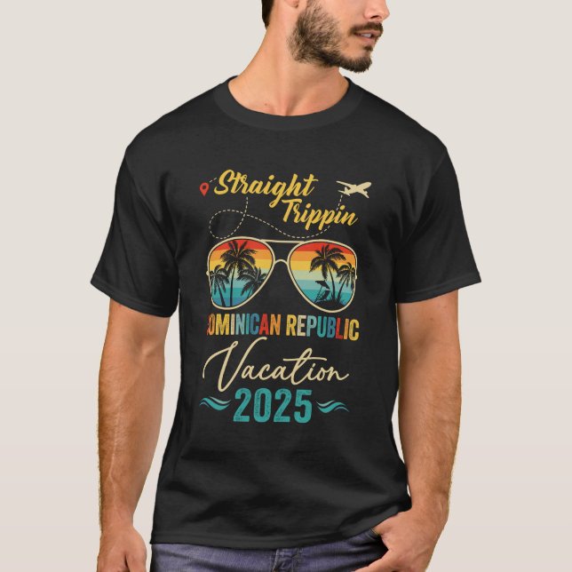 Camiseta Straight Trippin República Dominicana 2025 Su (Anverso)
