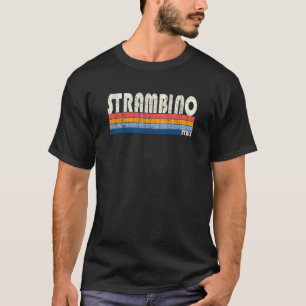 Camiseta Strambino Italia estilo retro de los años 80